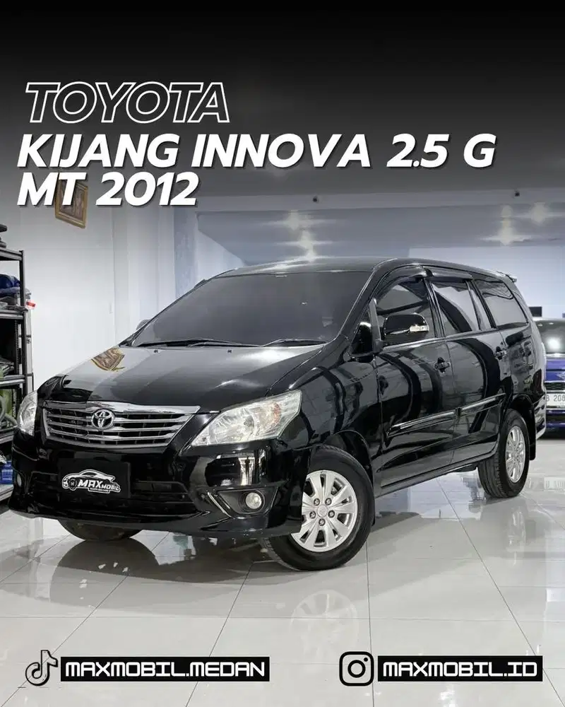 [DP ] TOYOTA INNOVA 2.5 G MT 2012 pemakaian 2013