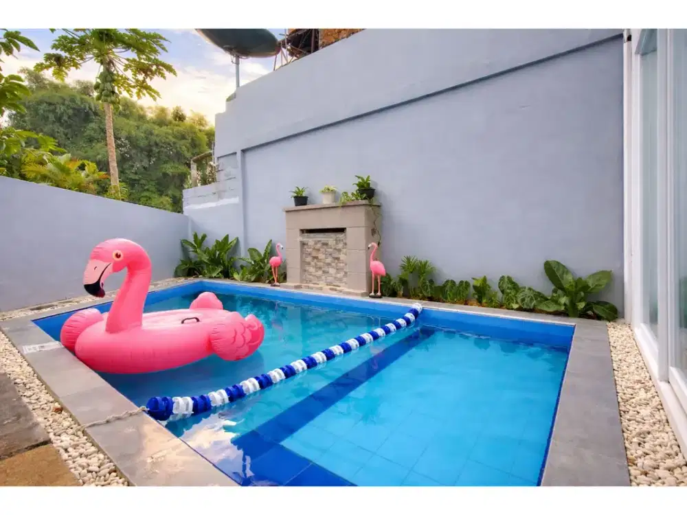 DISEWA VILLA TAHUNAN BAGUS SIAP HUNI DI TUGU SELATAN PUNCAK BOGOR BO212