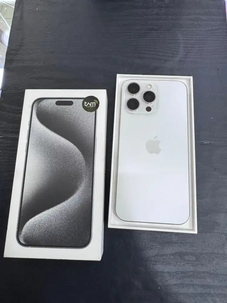 second iphone 15 pro max 256 inox komplit