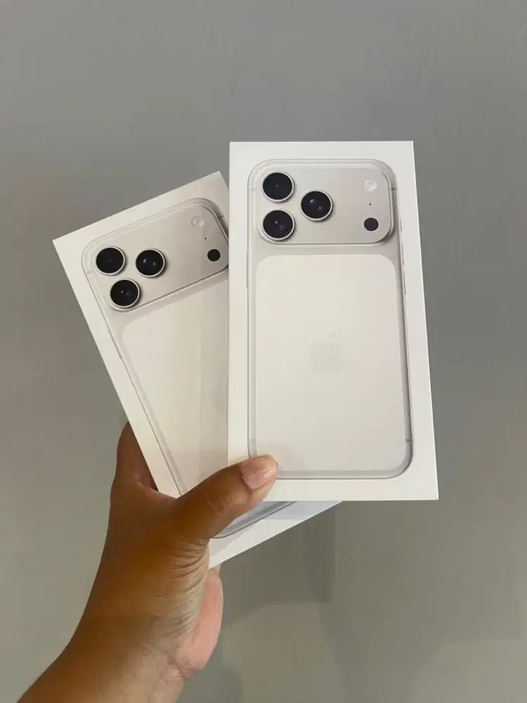 IPHONE 17 PRO MAX SILVER NEW GARANSI IBOX