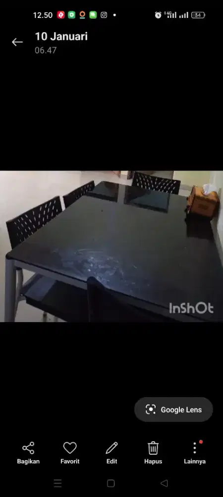 Jual meja makan Informa