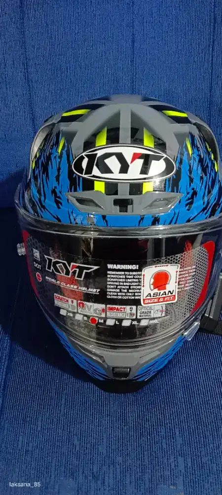 Helm kyt striker dan intercom