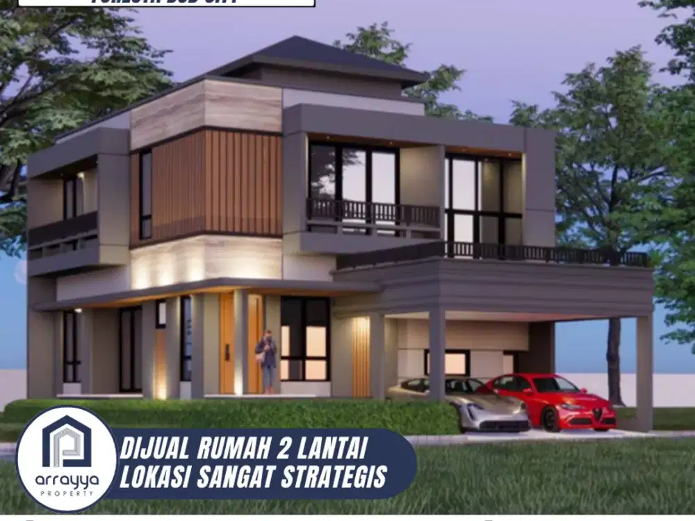 DIJUAL RUMAH MEWAH 2 LANTAI CLUSTER FORESTA BSD 'ARB115'