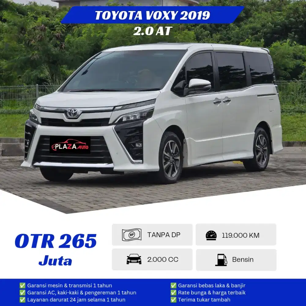 Toyota Voxy 2019
2.0 Automatic