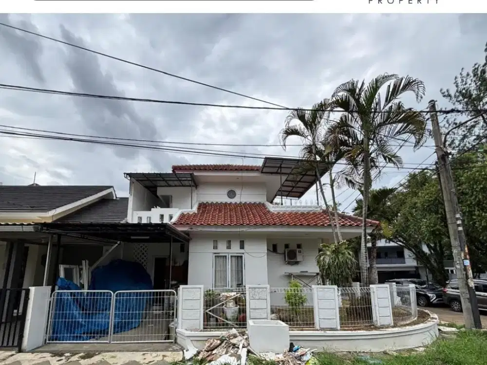 DIJUAL RUMAH HOOK 2 LANTAI DI NUSA LOKA BSD 'MRB43'