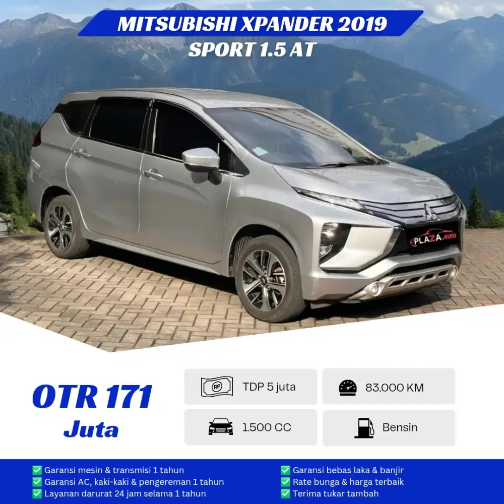 Mitsubishi Xpander 2019
Sport 1.5 Automatic