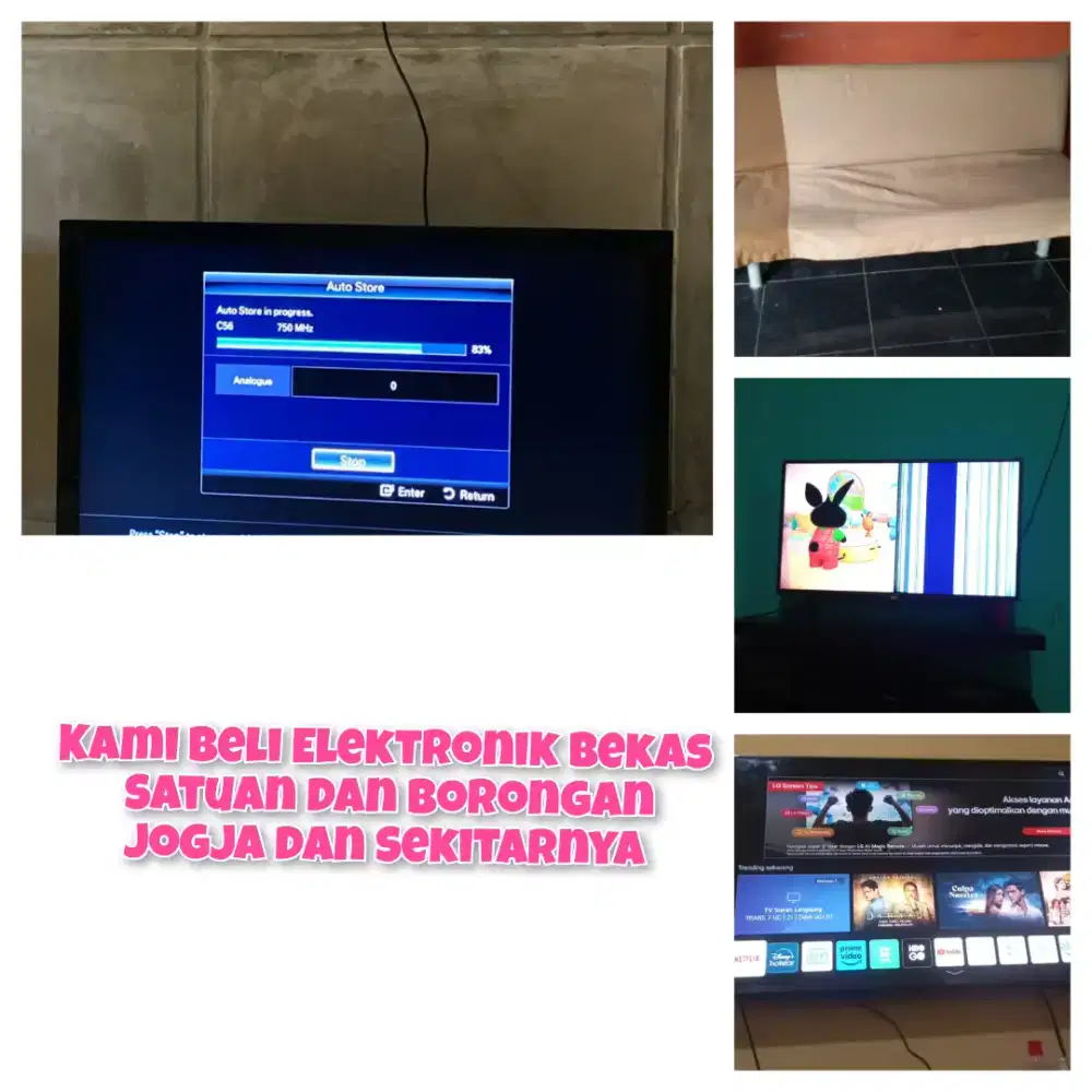 Kami Tampung Lagi Barkas TV LED, Speaker dan Elektronik Bekas Anda