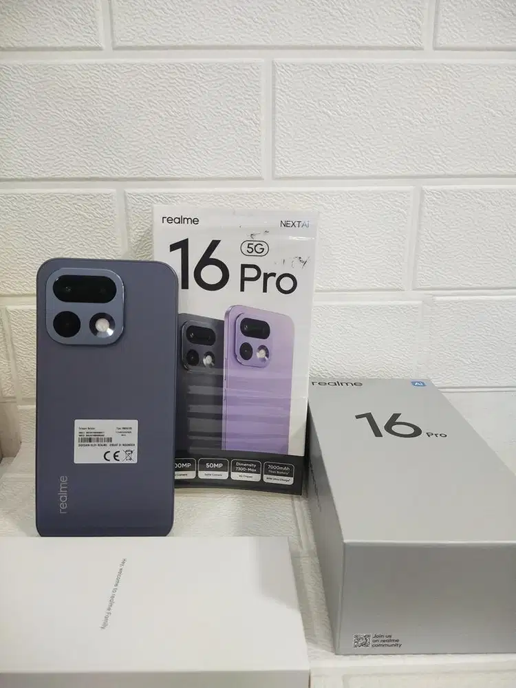 Realme 16pro 5G 12/256 open box only usia 1hr
