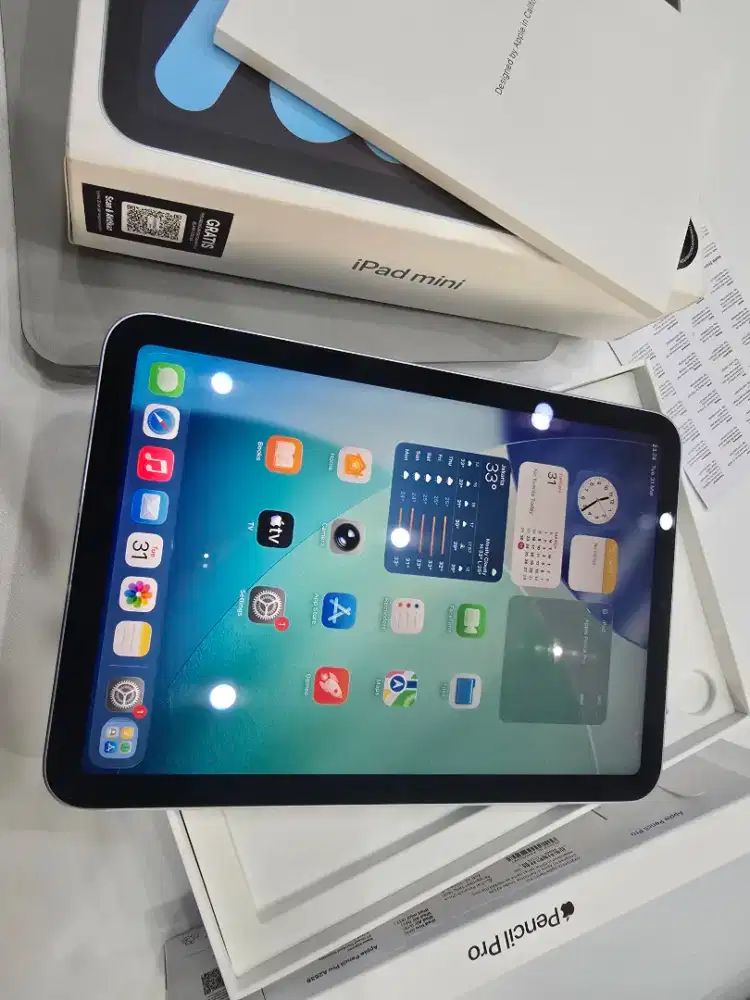 Ipad mini 7 ( A17 pro ) wifi cell 5G 128gb + pencil pro garansi resmi