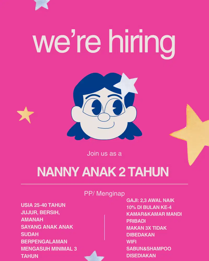 Loker nanny momong