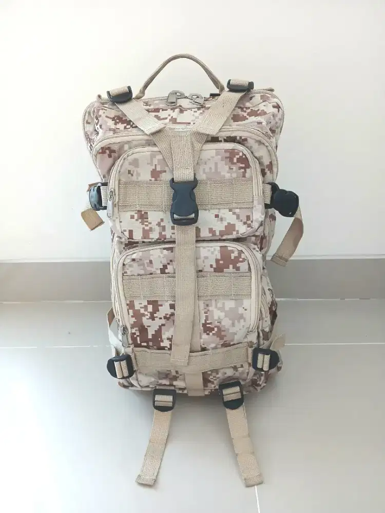 Tas ransel tactical army camping backpack, preloved