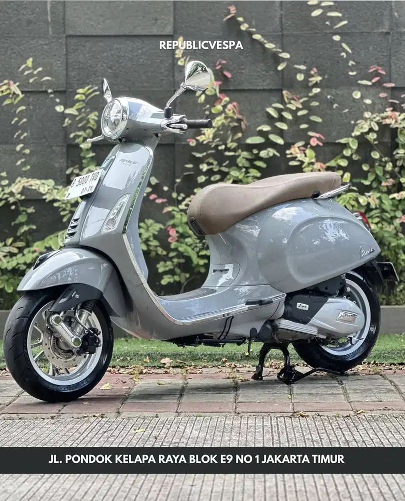 Piaggio Vespa PRIMAVERA 150 IGET ABS LED TAHUN 2022 Warna GREY MATERIA