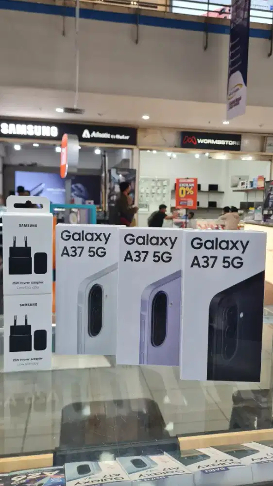 GALAXY A37 8/128 FREE 25W ADAPTER + CLEAR CASE + ANTI GORES‼️