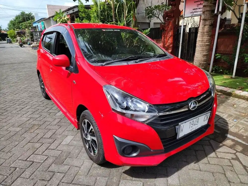 DAIHATSU NEW AYLA 1.2 X MATIC 2017 MERAH FACELIFT