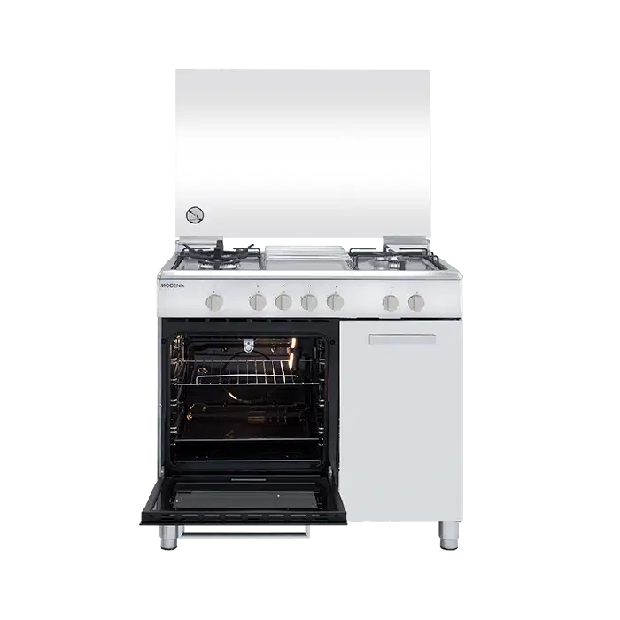 DIJUAL OVEN MODENA (Freestanding Cooker 90cm 4 Burner Italian Burner)