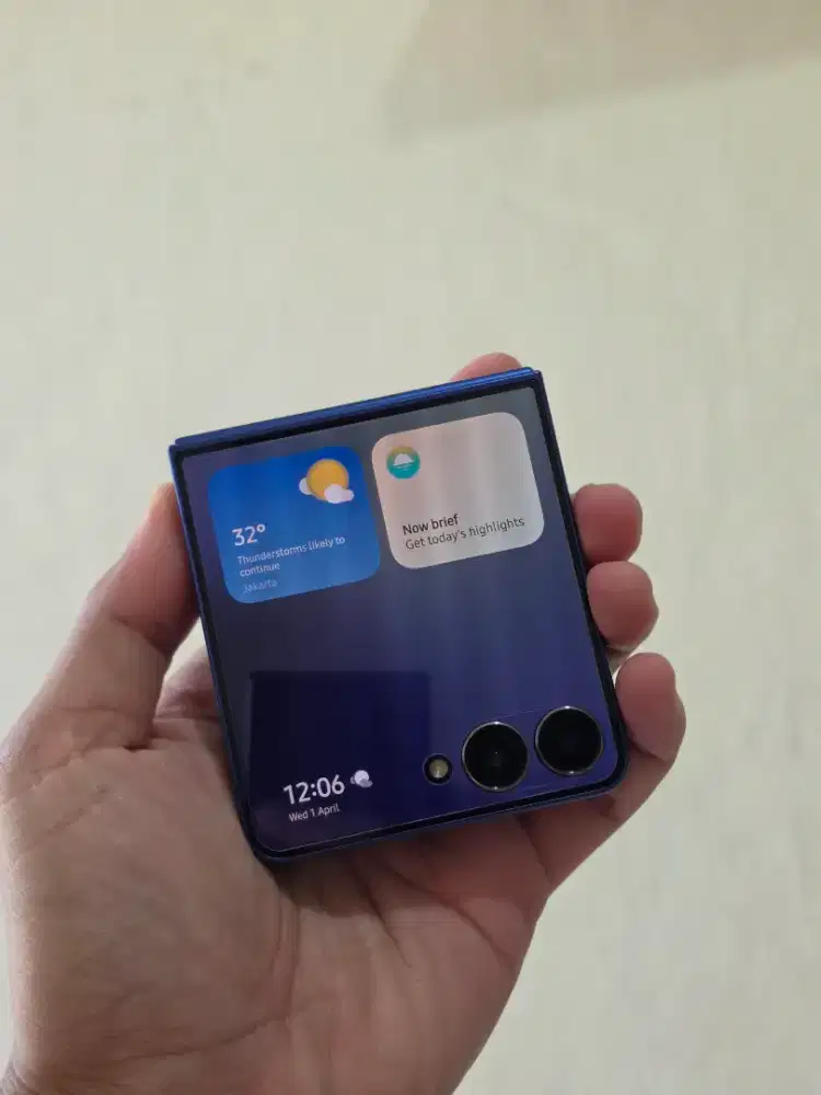 Samsung Galaxy Flip 7 512GB warna Blue RESMI SEIN EX CEWE