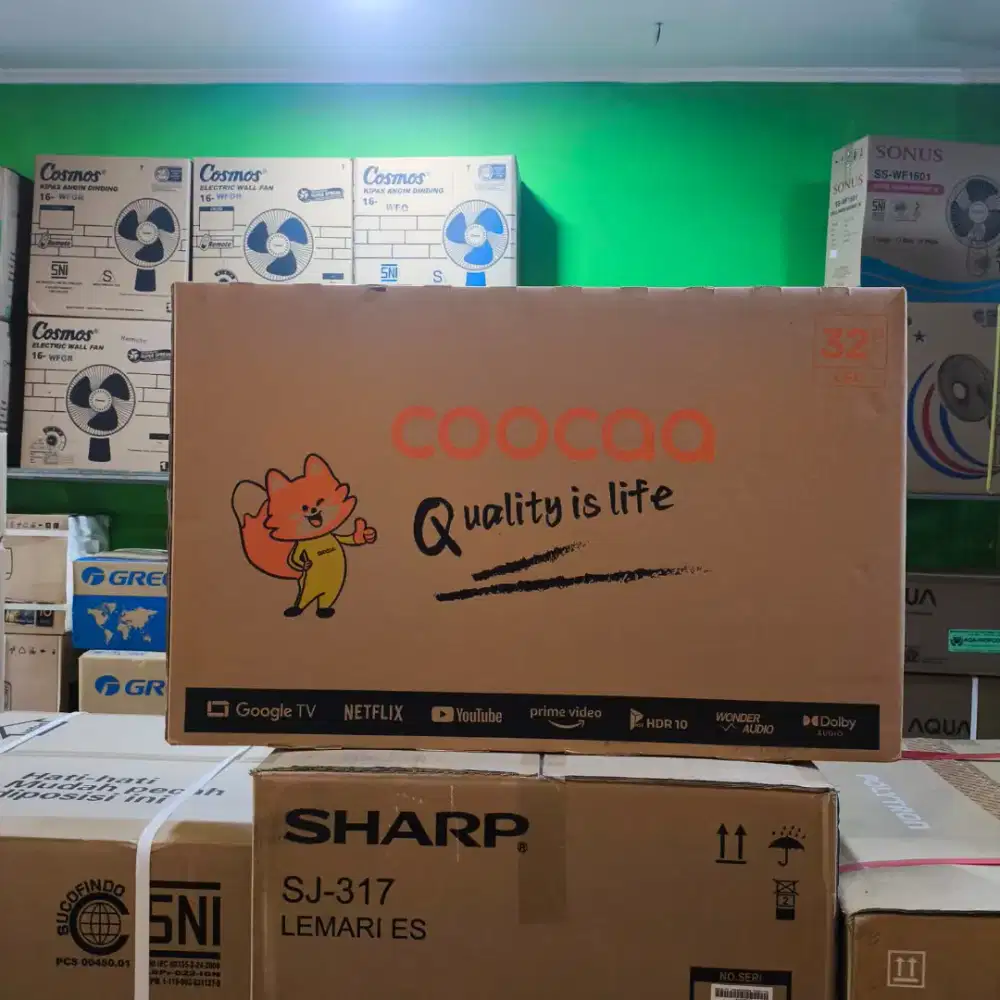 COOCAA GOOGLE TV 32INCH PROMO TERBATAS GARANSI RESMI