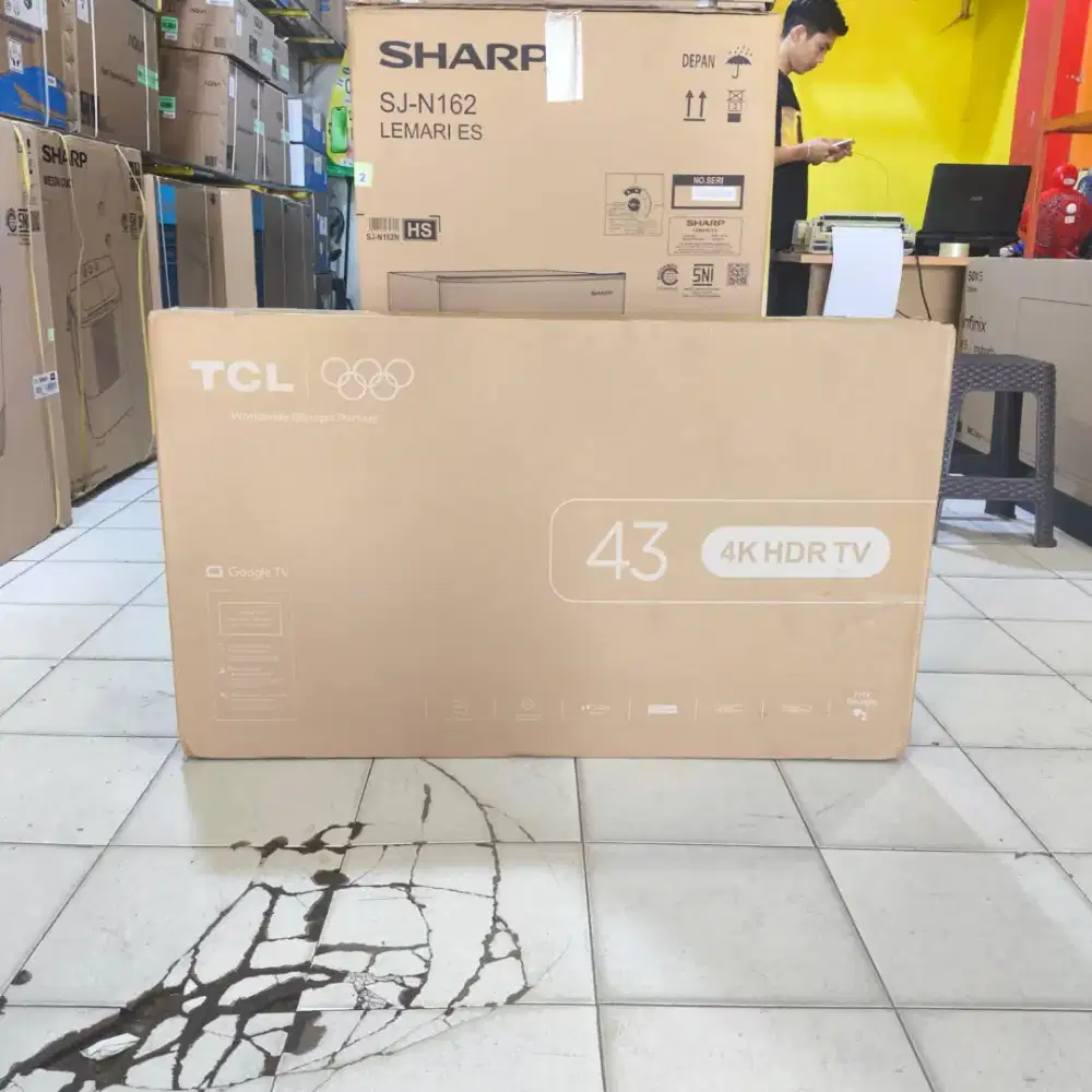 TCL GOOGLE TV 43INCH 4K UHD PROMO TERBATAS BISA KREDIT TANPA DP