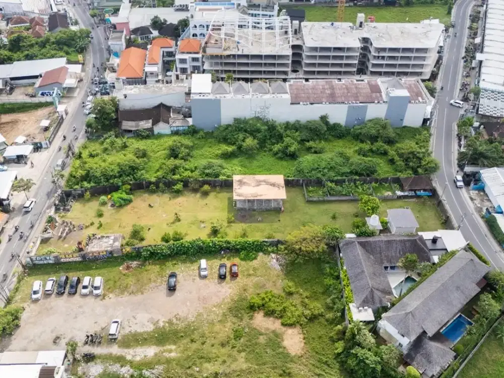 Di jual tanah pinggir jalan raya canggu