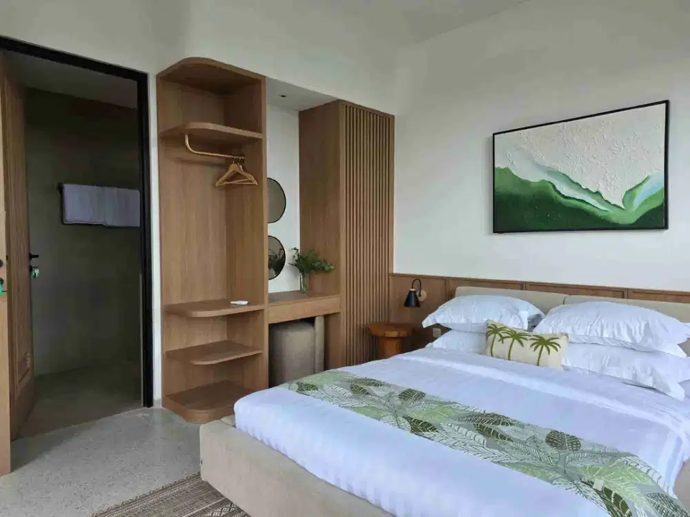 Villa Baru bergaya santorini dijual di Canggu Kuta utara Bali - Thumbnail 4