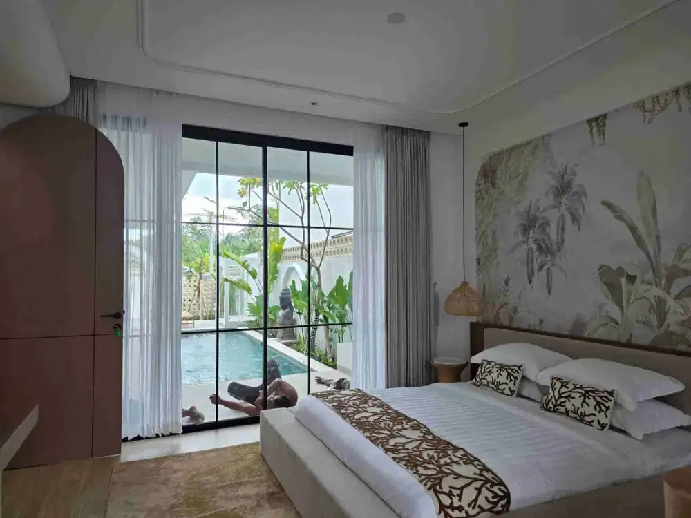 Villa Baru bergaya santorini dijual di Canggu Kuta utara Bali - Thumbnail 7