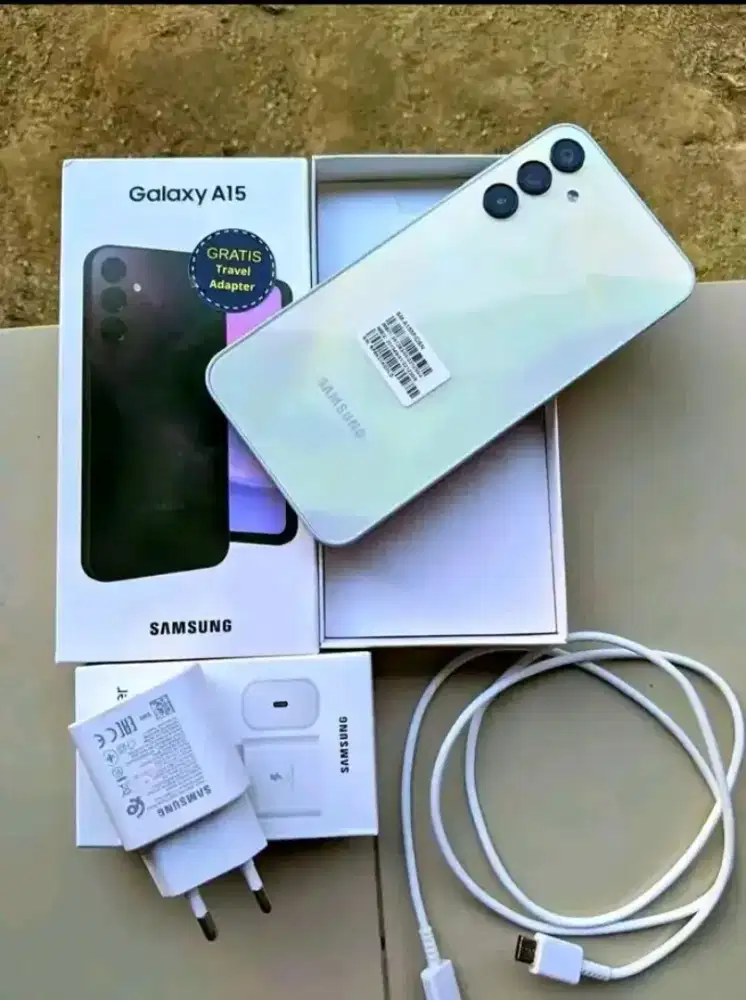 Samsung a15 udah 5g nfc hp pullset mulus
