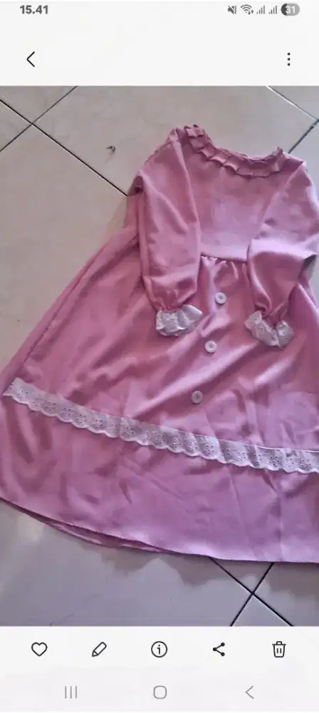 Gamis Overal Anak perempuan