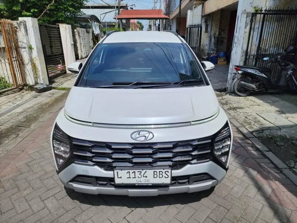HYUNDAI STARGEZER X 1.5 PRIME MATIC 2025 PUTIH KILOMTER 10 RIBU ASLI