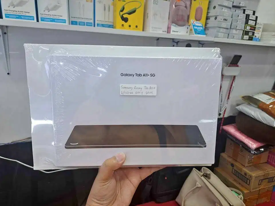 Samsung Galaxy Tab A11+ 5G 6/128GB Gray + Cover New Garansi Resmi