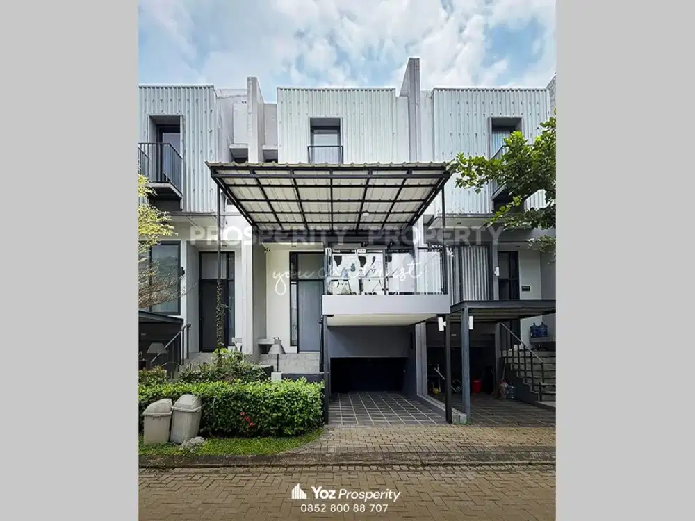Rumah Brand New 3 Lantai Bonus Interior di Cluster Imajihaus Greenwich Park BSD City