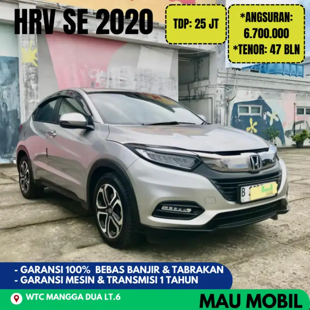 TDP 25JT, HRV SE 2021/2020 Silver, KM 70rb