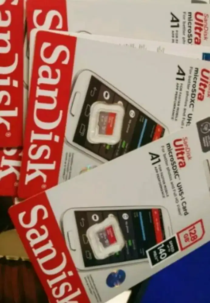 Kartu Memori SanDisk - 128 Gb - Ori - Gratis ongkir