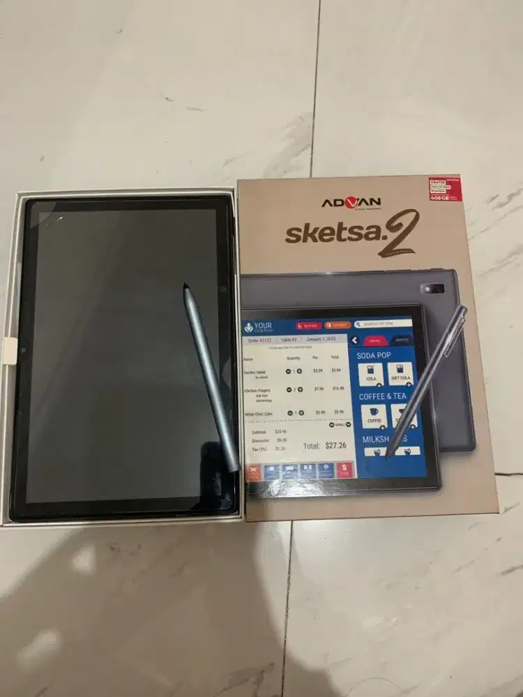 Advan sketsa 2 ram 4/64 spek gahar,