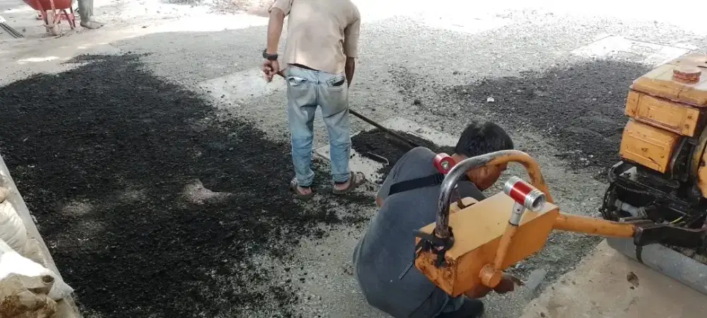 Land clearing turap Galian basement septictank