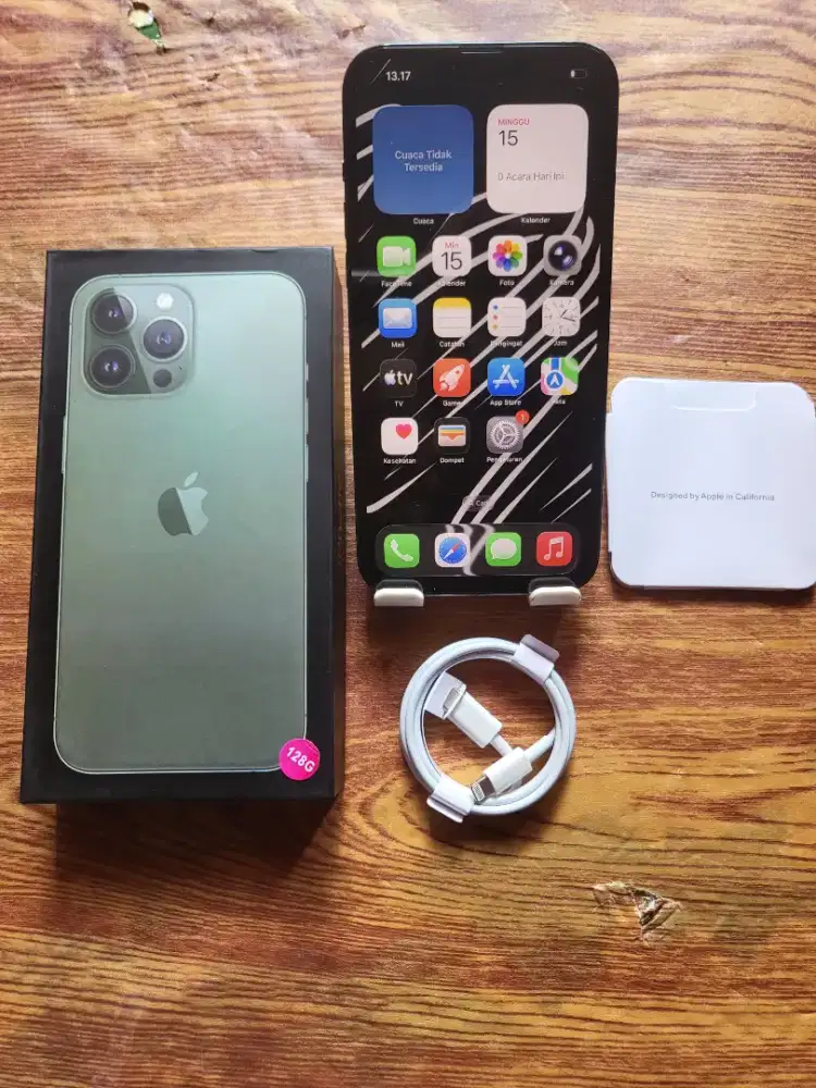 Iphone 13 Pro Max 128gb green fulset mulus no minus all operator