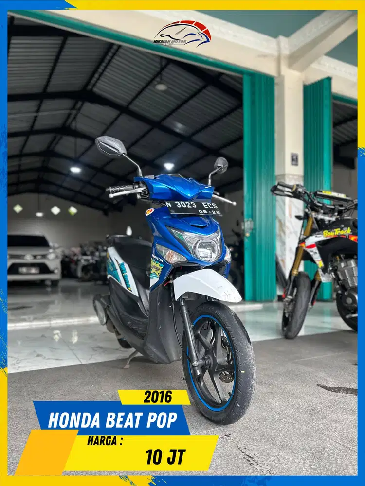 HONDA BEAT POP 2016 MESIN DIJAMIN AMAN BOSKUU HIKMAH MOTOR KEPUH