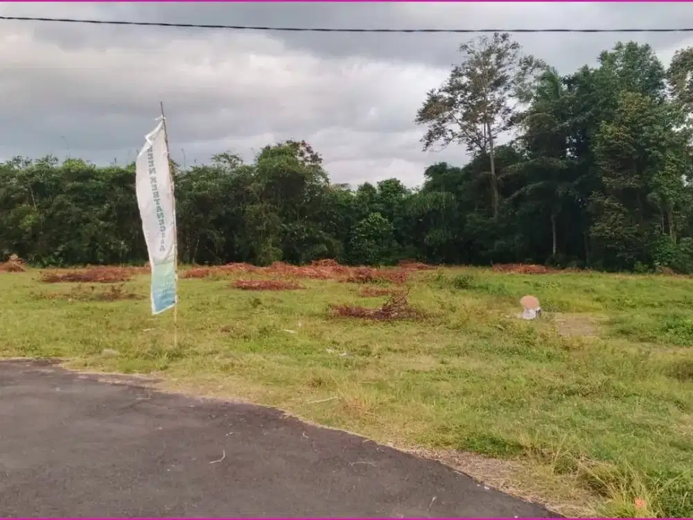 Tanah SHM Purwomartani Akses Jalan Aspal