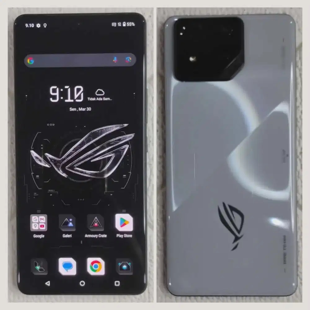 ASUS ROG PHONE 8 RAM 12/256 FULLSET MULUS NO MINUS