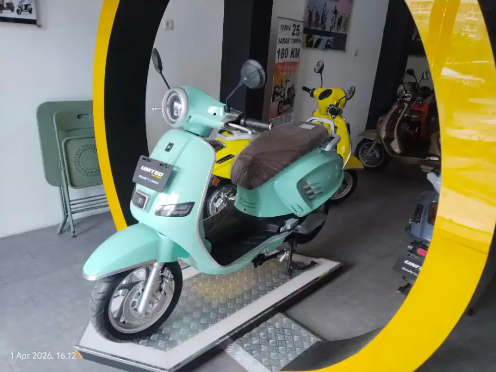 MOTOR LISTRIK UNITED E-BIKE, CICILAN TANPA DP, SYARAT CUKUP KTP