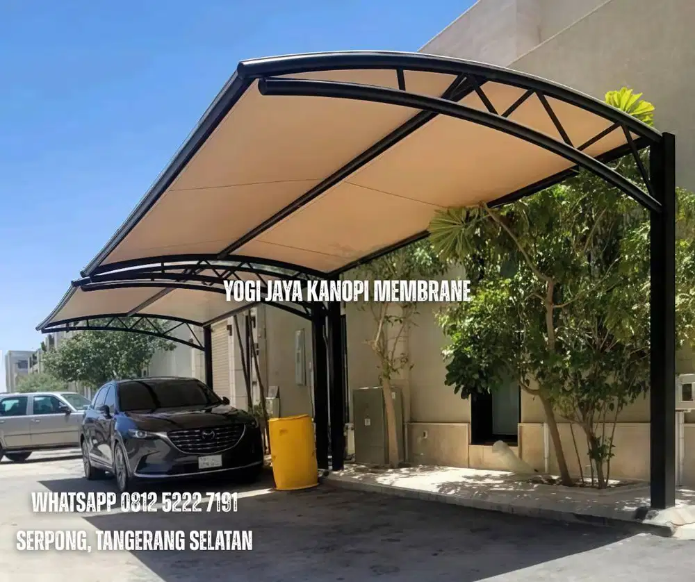 Tampilan Luar Jadi Lebih Hidup dengan Kanopi Membrane