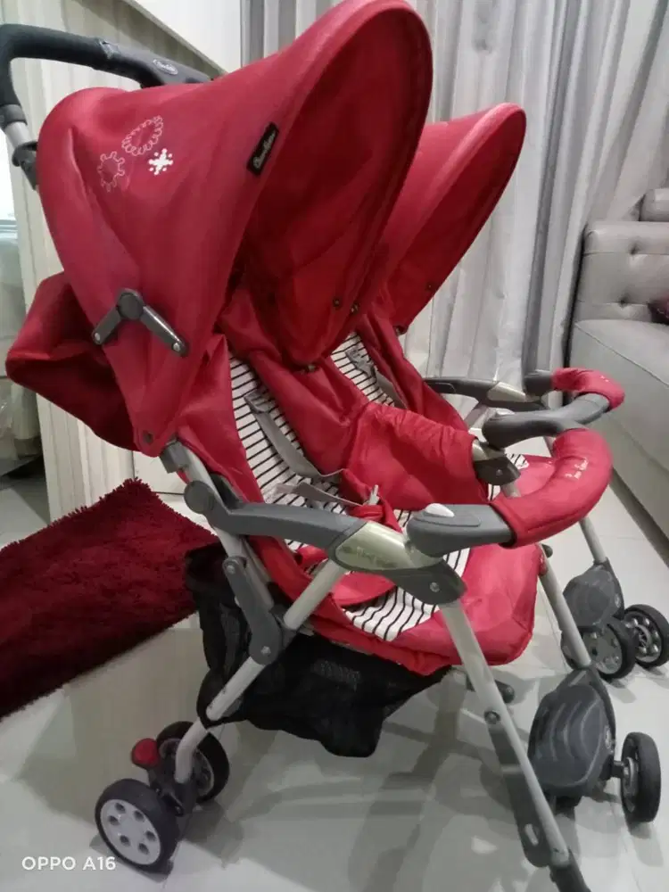 Jual hotsell stroller kembar