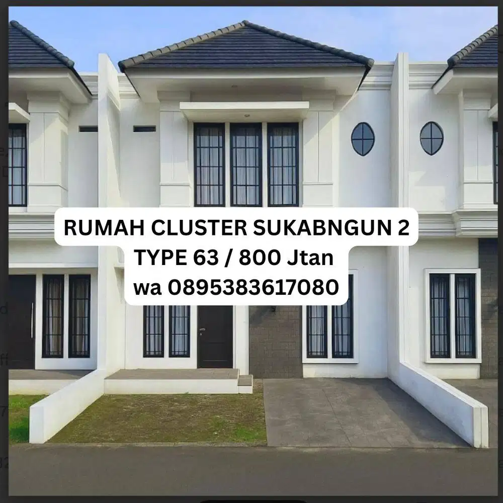 RUMAH CLUSTER SUKABANGUN 2 PALEMBANG