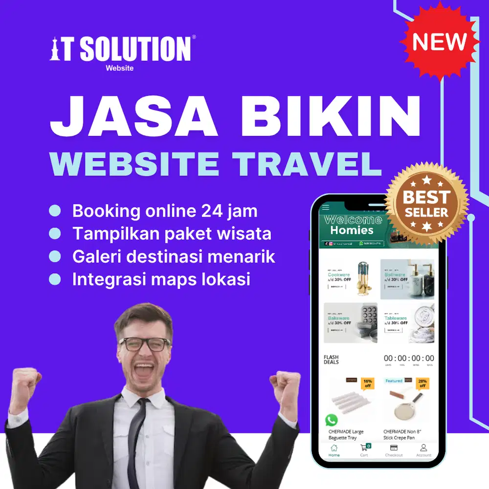 Jasa Bikin Website Travel – Profesional & Siap Booking Online