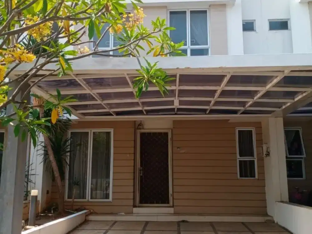 Rumah 2lt 7x20 140m type 4KT Cluster Palm Spring JGC Jakarta Garden City Cakung