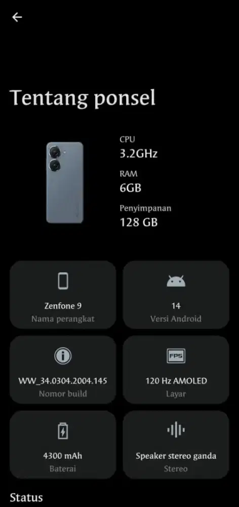 Asus Zenfone 9 6/128 Blue