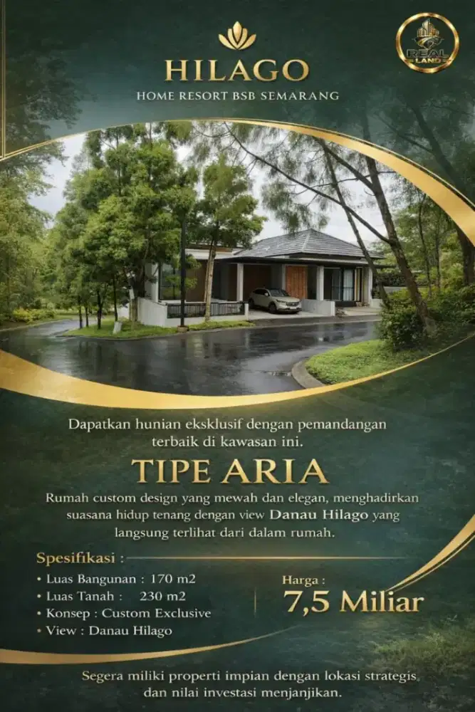 HILAGO HOME RESORT BSB SEMARANG VIEW LANGSUNG DANAU HILAGO NO 1 HOOK