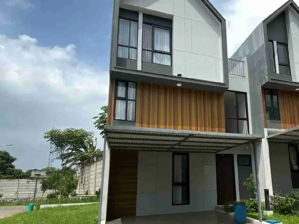 Disewakan rumah murah minimalis cluster baru Kota wisata Cibubur .