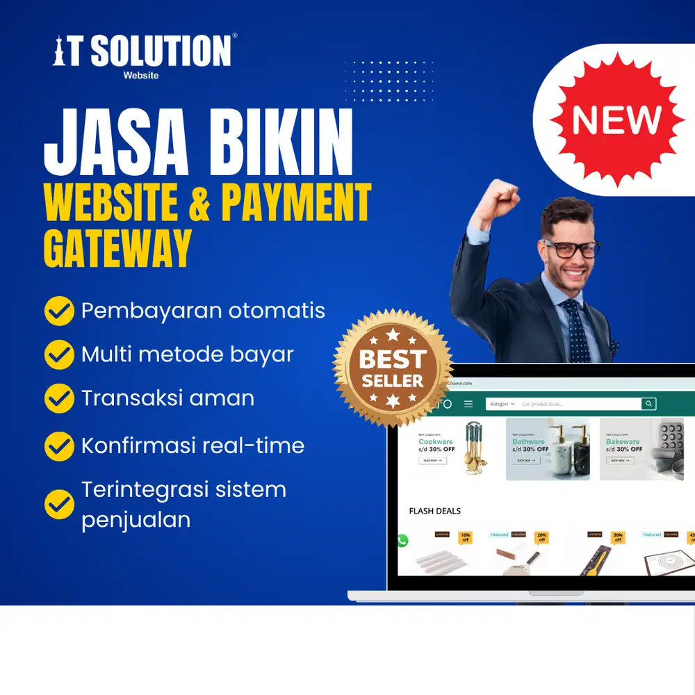 Jasa Bikin Website & Payment Gateway – Pembayaran Online Otomatis
