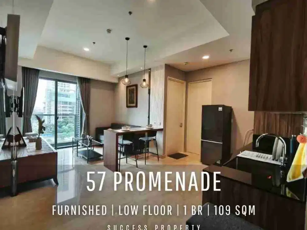 For Rent! 57 Promenade Apartment Low Floor 1BR City View Fully Furnished