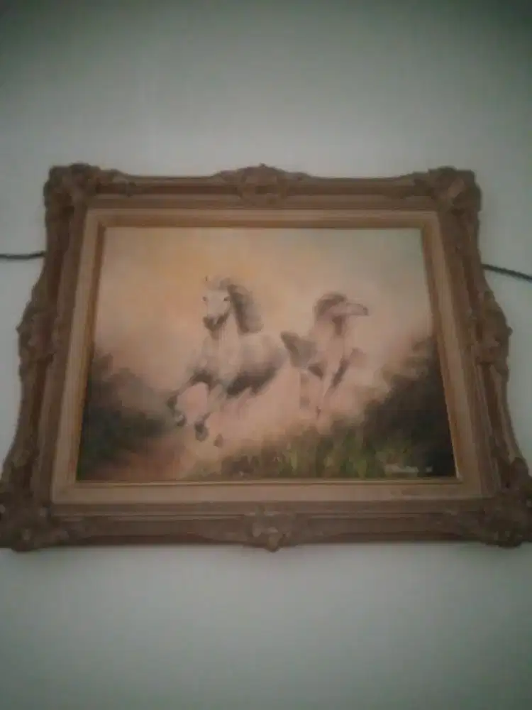 Lukisan Kuda asli lukisan tangan